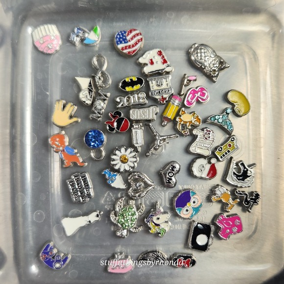 RUBYCA Floating Charms‎ For Origami Owl Style Pendant - Picture 3 of 3